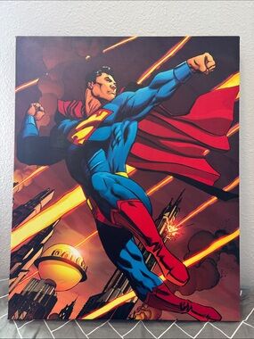 DC Comics Canvas Wall Art - Red, Black & White